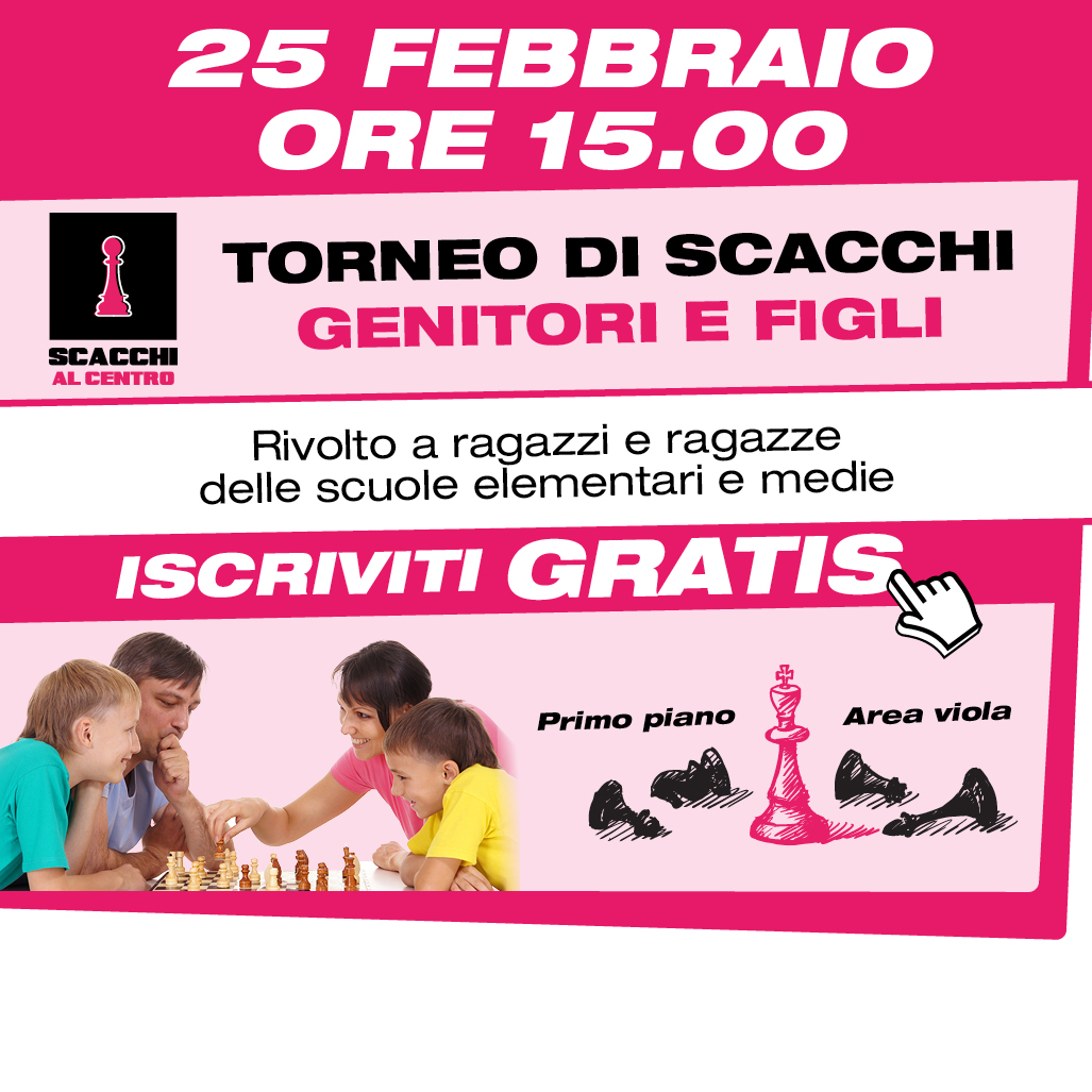 Torneo di SCACCHI genitori e figli